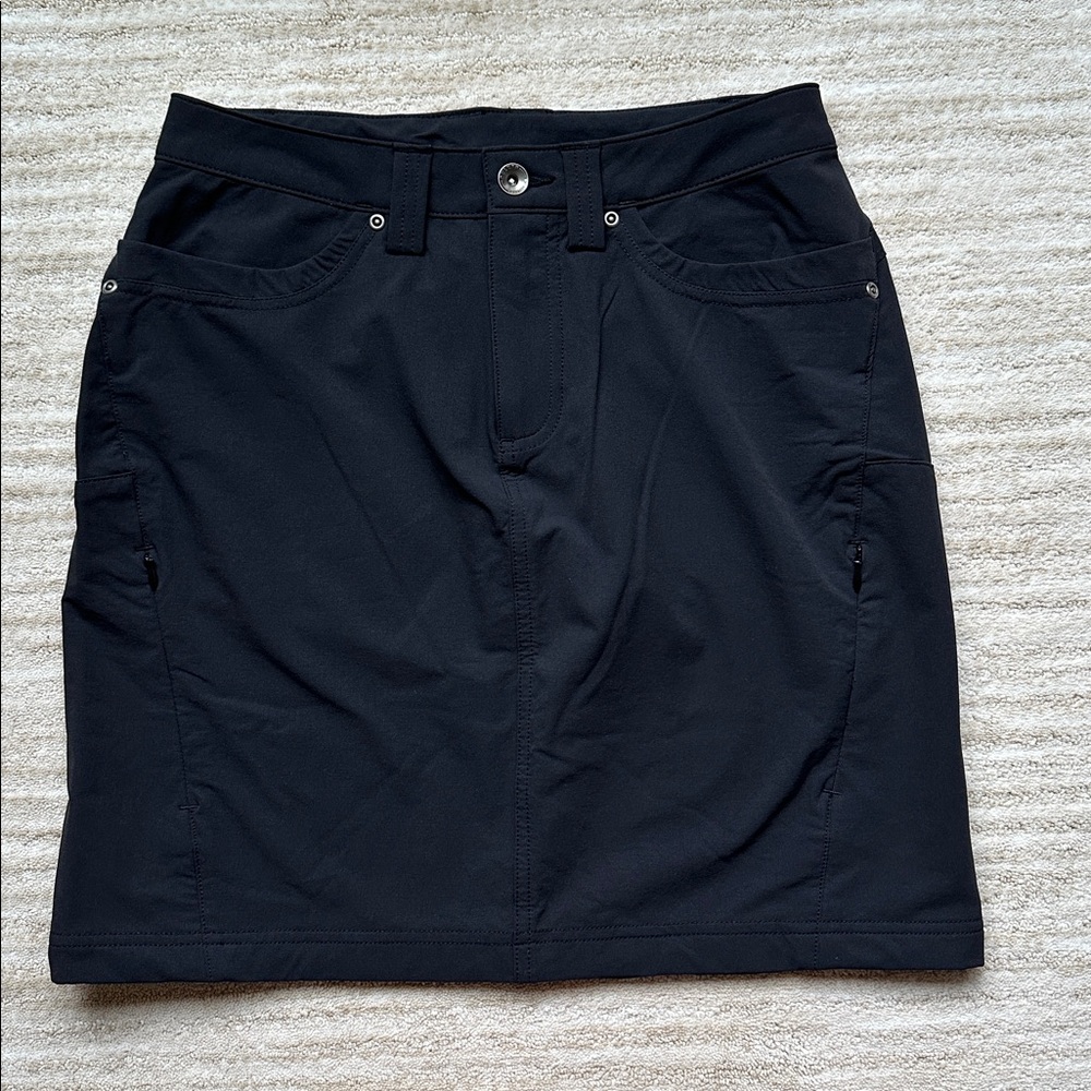 Duluth Trading Co Women's Flexpedition Skirt Black Size 4